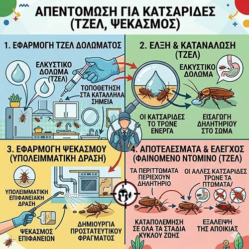 Αντιμετώπιση κατσαρίδων Αντιμετώπιση κατσαρίδων