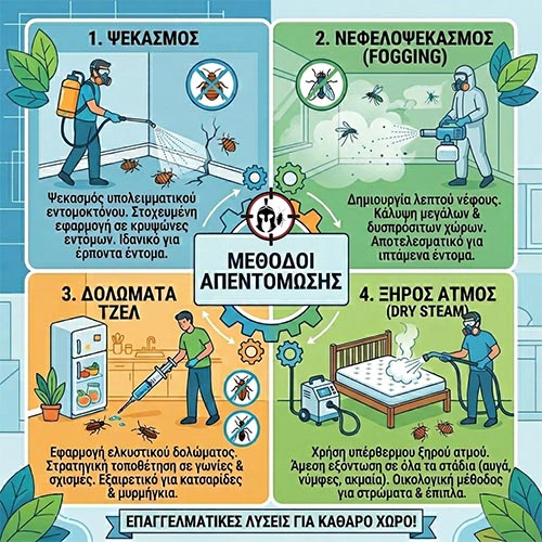Μέθοδοι στην απεντόμωση | ΑΙΑΣ Μέθοδοι στην απεντόμωση | ΑΙΑΣ